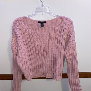 Forever 21 size small pink knit sweater
